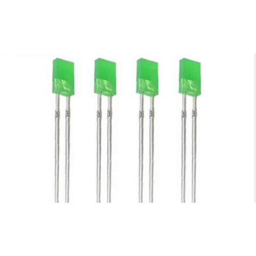 4mm Red Color Rectangular LED Lamp